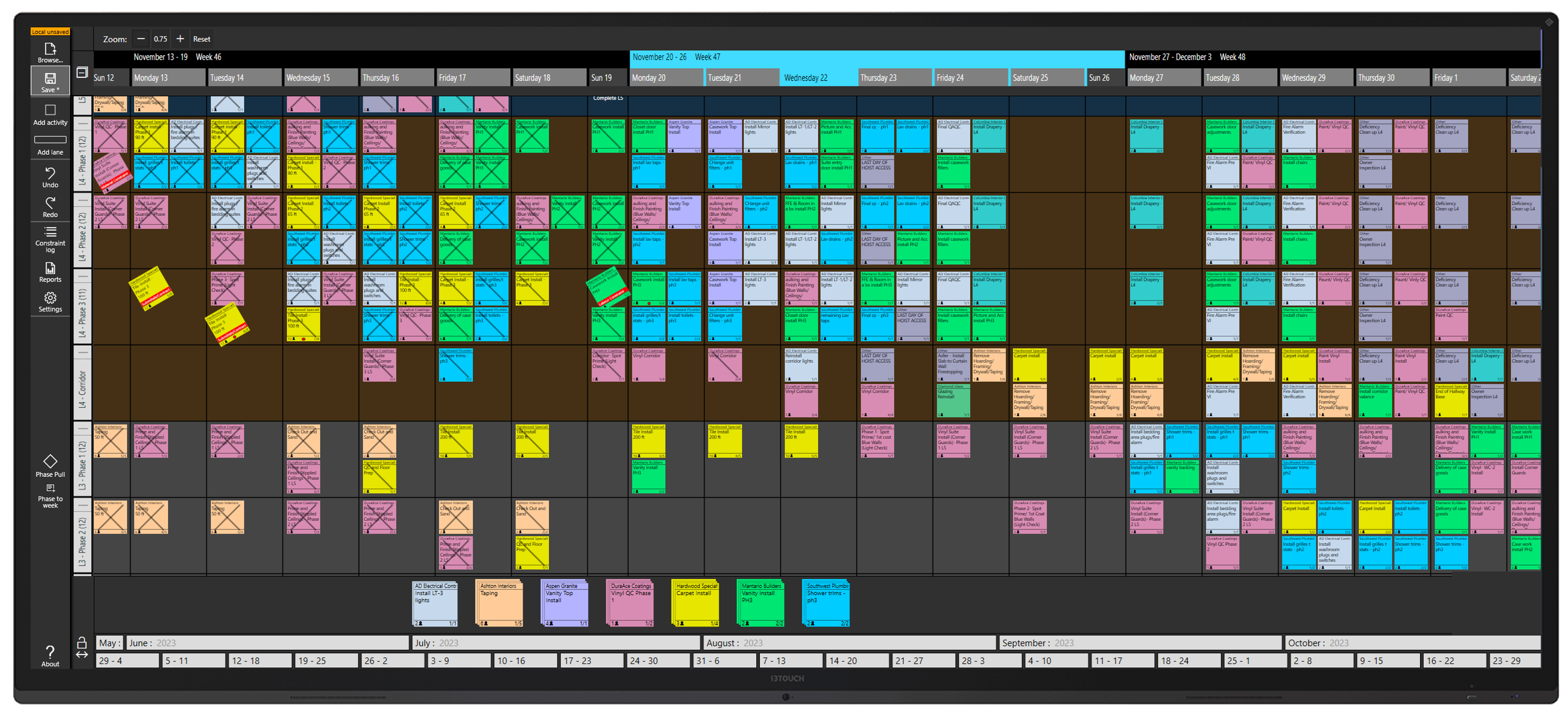 screenshot of Nialli Visual Planner